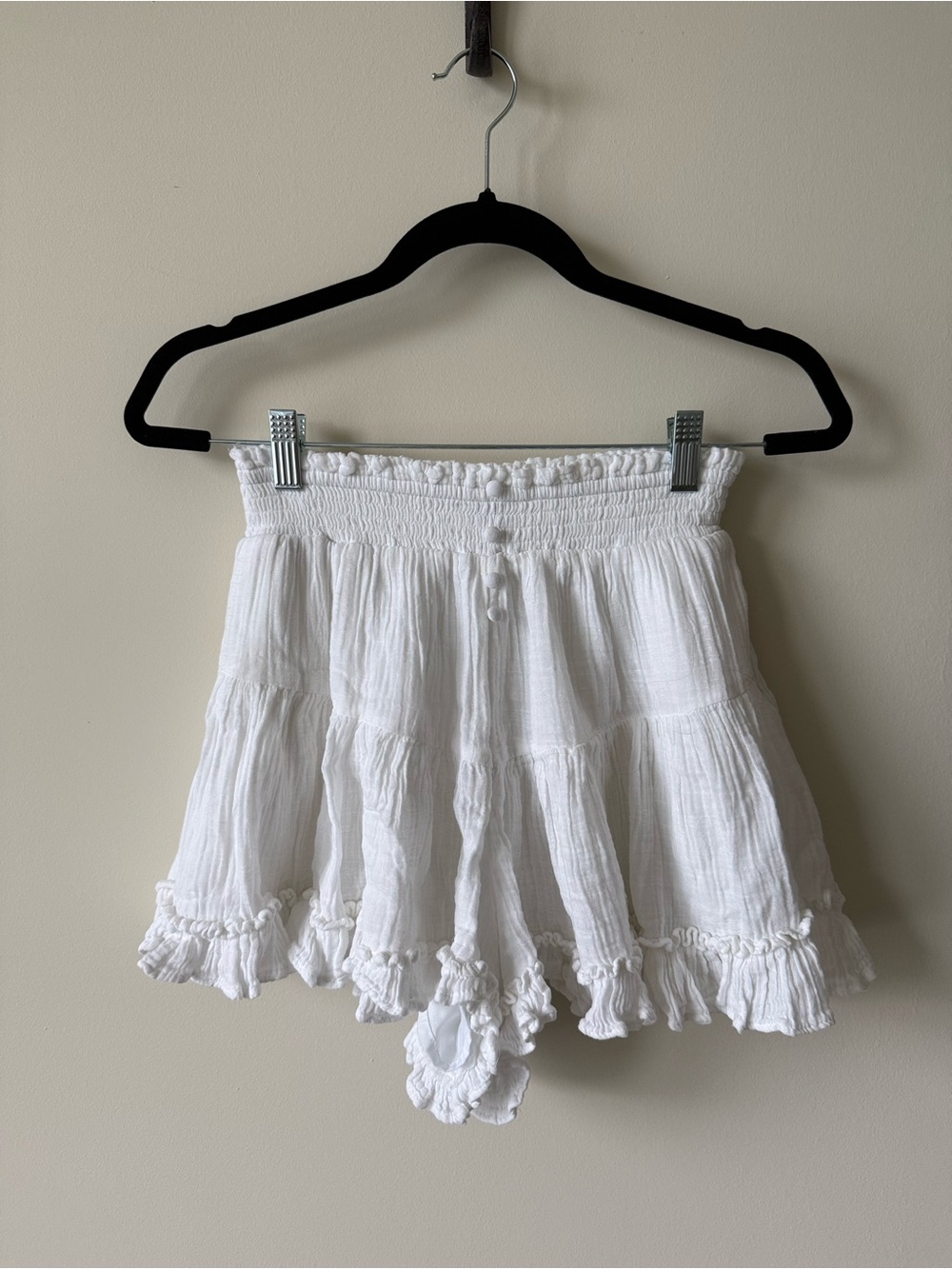 American Eagle Outfitters White Ruffled Tiered Women’s Skort